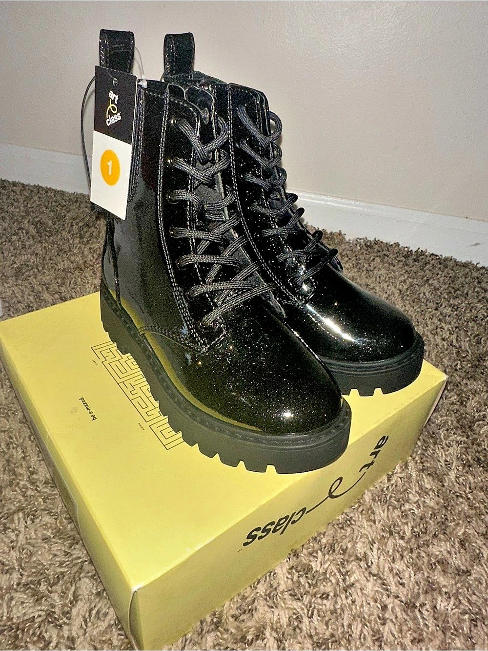 Art class Rochelle Combat Boots Black